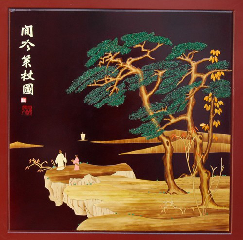 金麥草畫是一種傳統(tǒng)的民間藝術(shù)