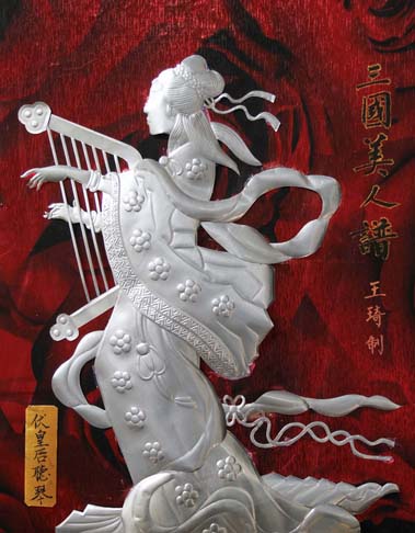 許昌:《三國美人譜》系列人物浮雕驚艷亮相