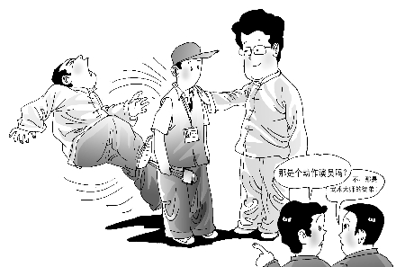 太極拳“隔山打牛”? 惹質疑 記者被“打”,徒弟卻飛了出去