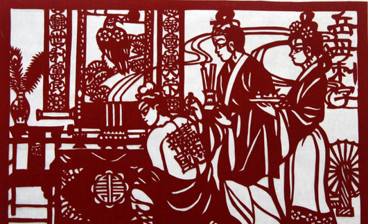 安陽剪紙作品“岳飛故事”在全國第二屆廉政剪紙大賽上榮獲二等獎