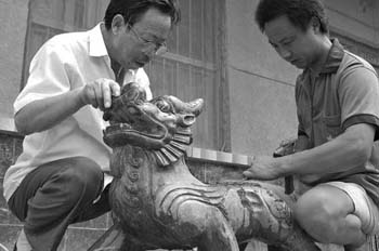 石雕藝人-張學英