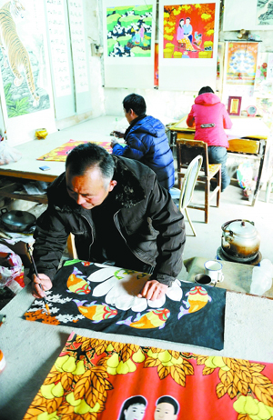 舞陽縣:“草根畫作”登入“高雅之堂”