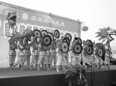 流傳了三百多年的項城官會鎮響鑼
