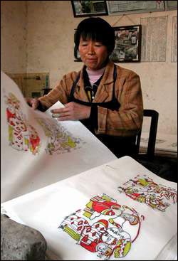 探訪開封朱仙鎮(zhèn)年畫世家