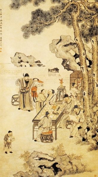 清末揚(yáng)州畫家汪圻:創(chuàng)《紅樓夢》彩色情節(jié)畫