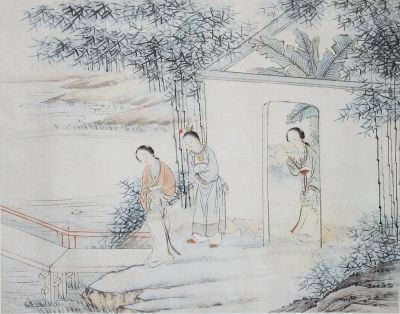 清末揚(yáng)州畫家汪圻:創(chuàng)《紅樓夢》彩色情節(jié)畫