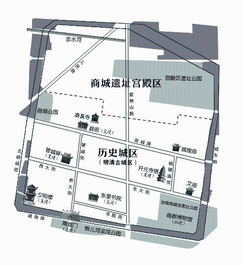 鄭州將重現千年商都風貌 重點保護古城格局