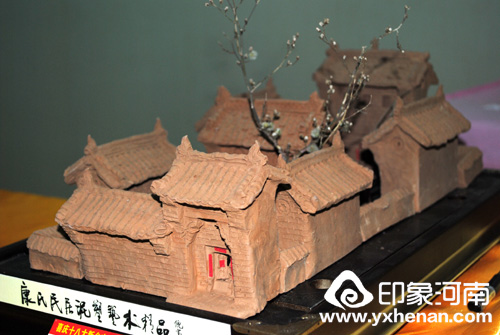 康氏泥玩民居藝術參展新鄉市民間工藝精品展