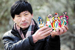 糖畫面人夫妻檔 春節廟會大PK